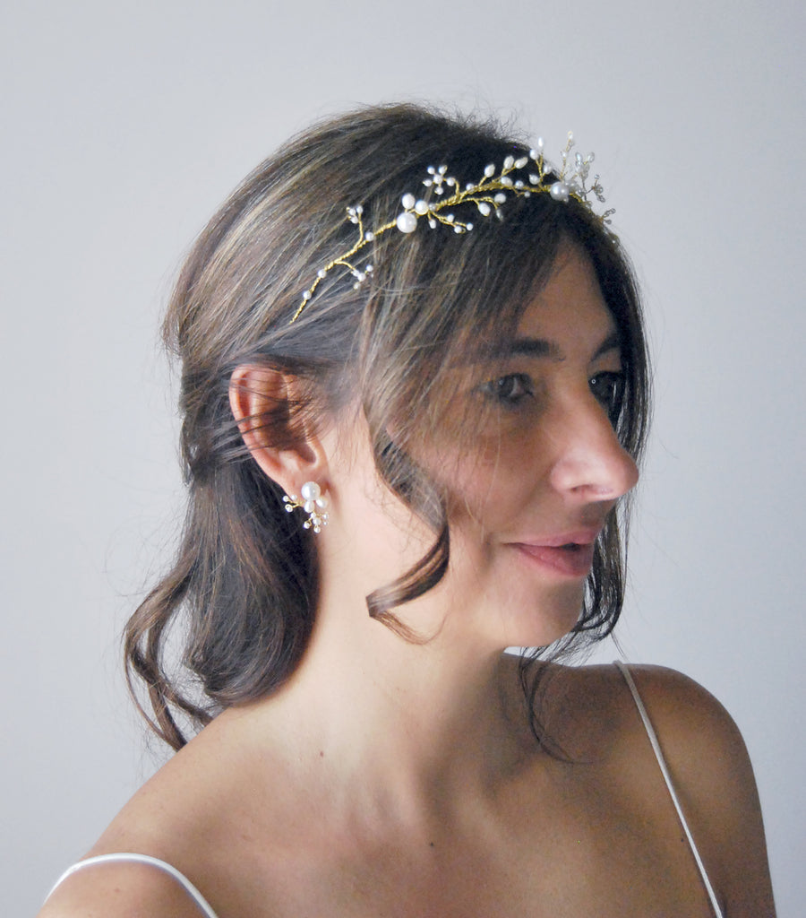 Coroncina perle d'acqua