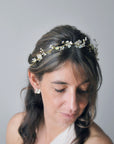 Heart petals and leaves crown