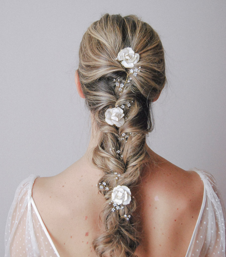 fermagli treccia sposa cerimonia
