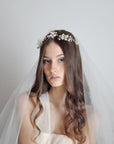 floral crown tiara for bride