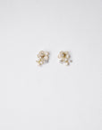 flower pearl earrings for bride