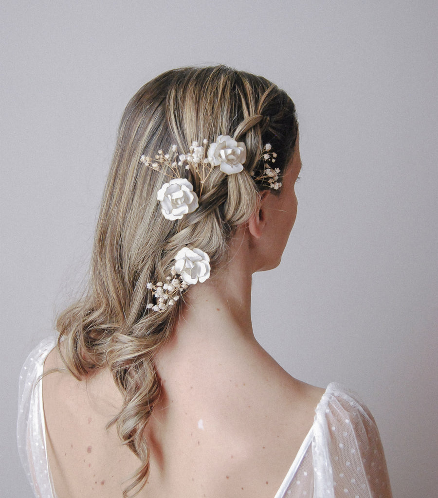 forcine rose capelli sposa