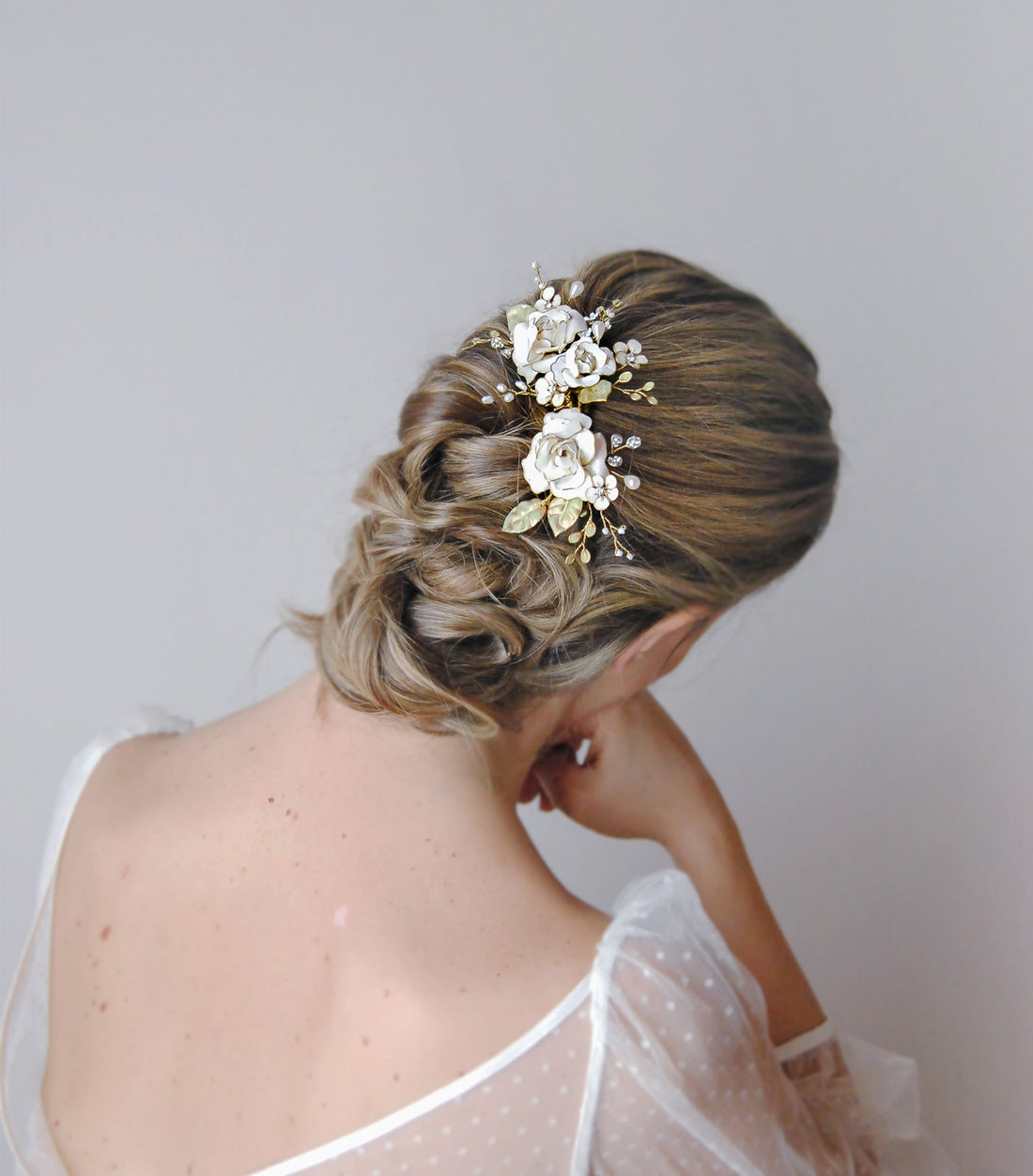 gioiello per capelli floreale