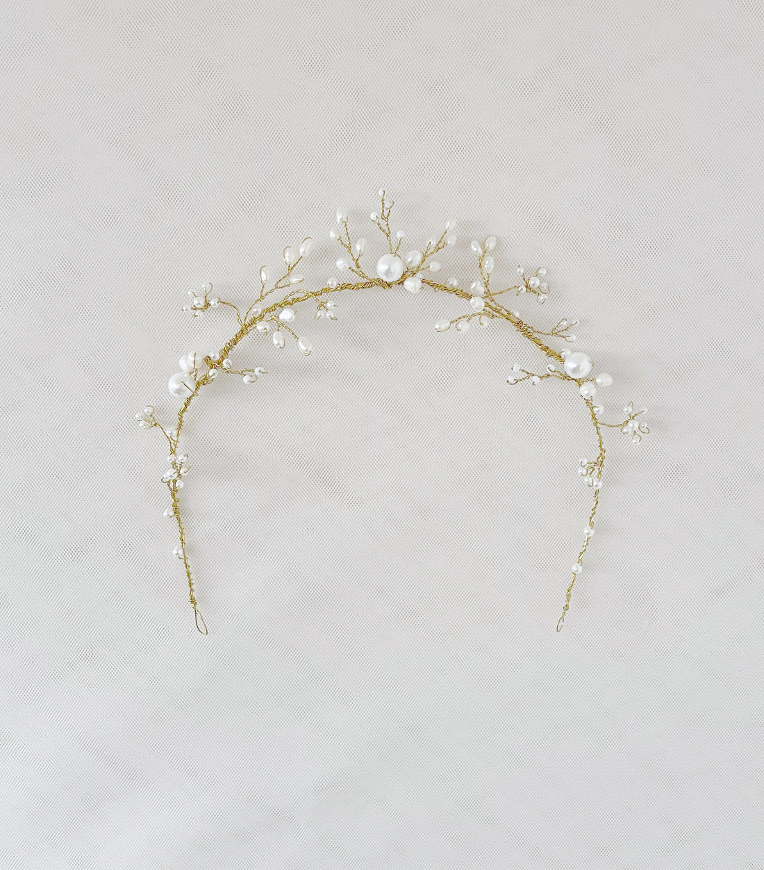 Coroncina perle d'acqua