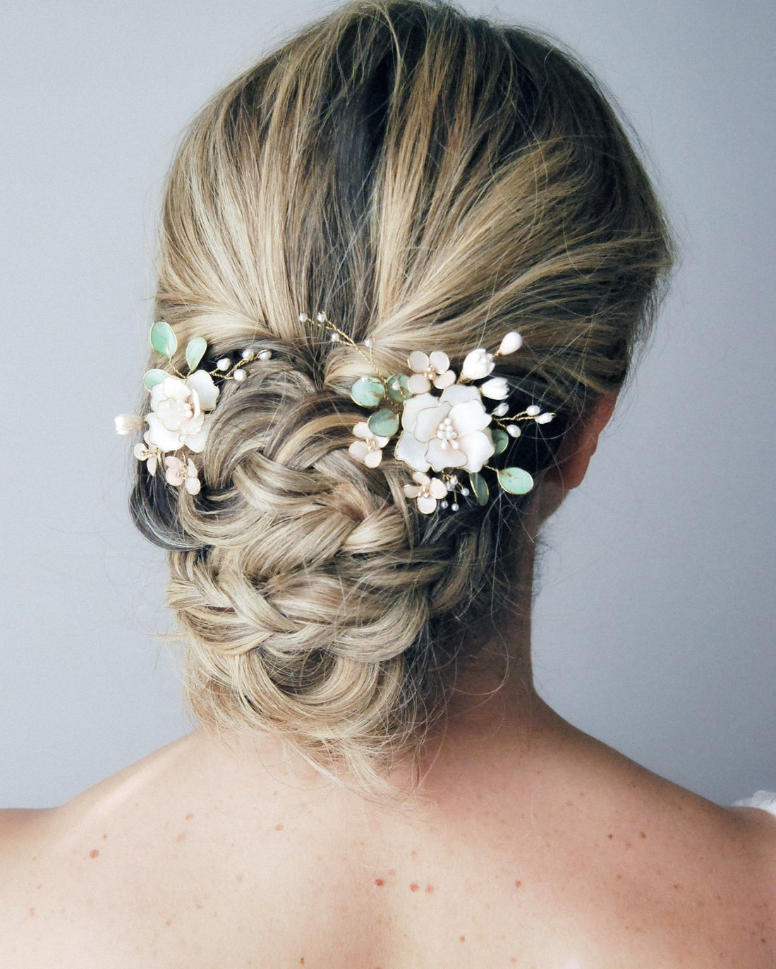 Forcine bouquet peonie bianche - Set 2