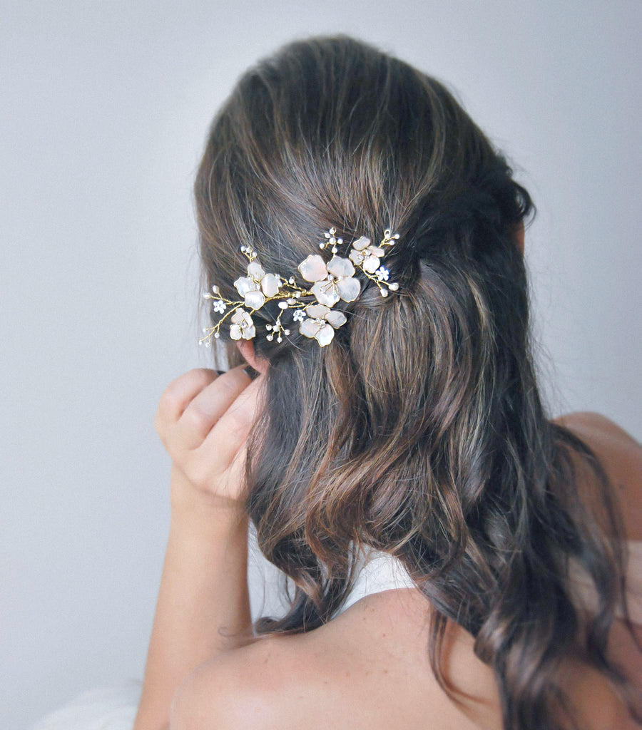 Cherry Flower branch comb