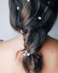 Crystal flower hair pins - Set 5