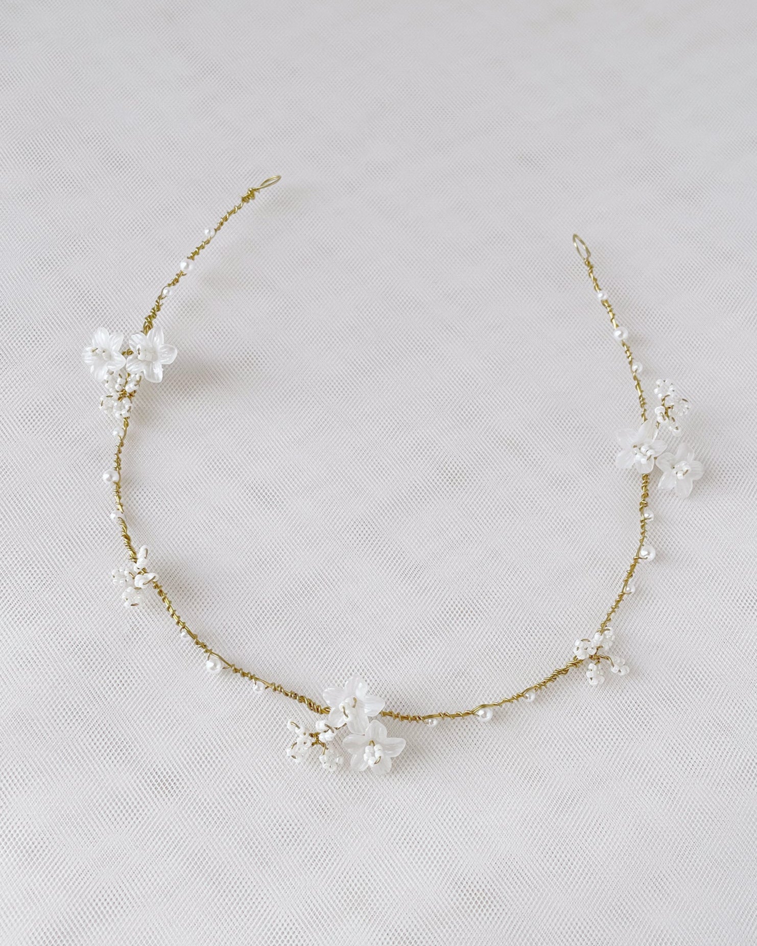 Corona floreale sposa