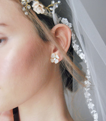 orecchini semplici sposa