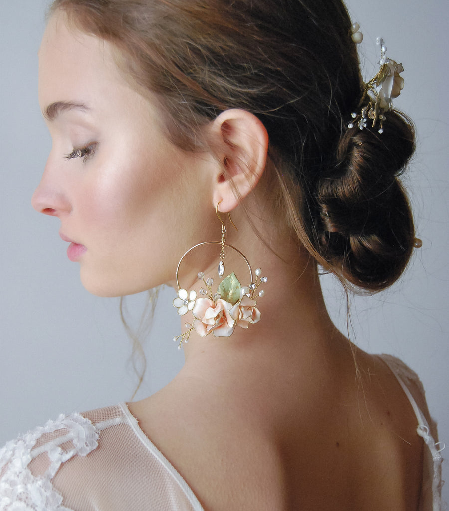 orecchini sposa romantica