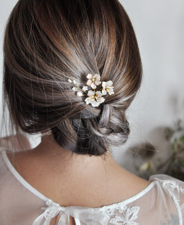 wedding hair flowers